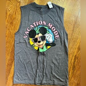 Vacation Mode Disney Mickey Graphic Tank. Size small.  NWT.  Gender Neutral.